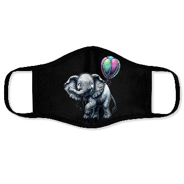 Discover Elephant Balloon Joy Face Masks