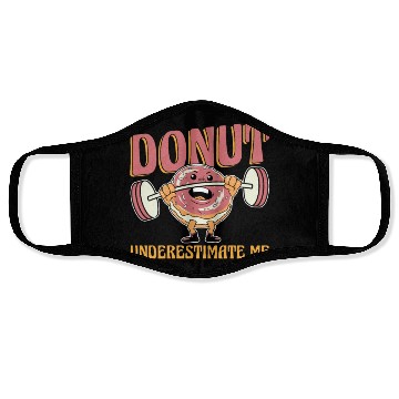 Discover Fitness Donut Donut Gym Face Masks