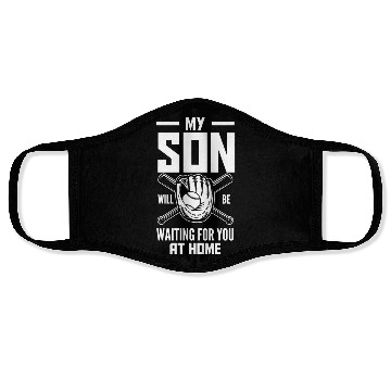 Discover Funny Baseball Mom Dad Face Masks