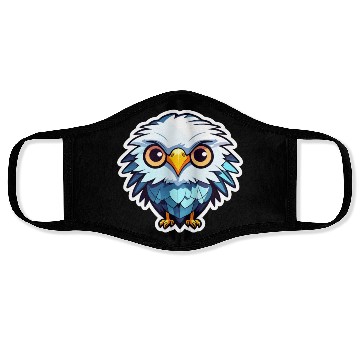 Discover Eagle Bird Illustration Face Masks