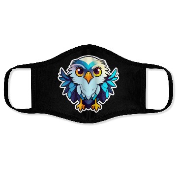 Discover Eagle Bird Illustration Face Masks