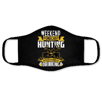 Discover WEEKEND FORECAS HUNTING Face Masks