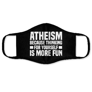 Discover Atheism Skeptic Atheist Atheist Science Face Masks