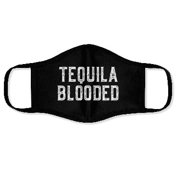 Discover Tequila Blooded Face Masks - Funny Mexican Alcohol
