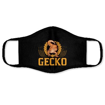 Discover Gecko Gift Leopard Face Masks