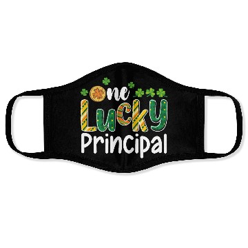 Discover One Lucky Principal School St Patrick's Day Face Masks