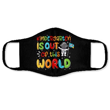 Discover Kindergarten Astronaut Back To School Face Masks