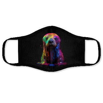 Discover Rainbow Sea Otter Face Masks