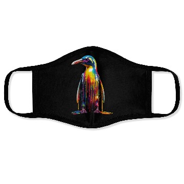 Discover Rainbow Penguin Face Masks