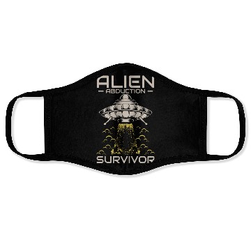 Discover Alien, Aliens, UFO, UAP, Space Unknown Flight Face Masks