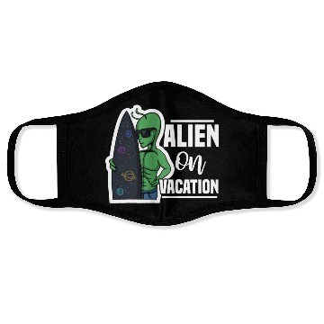 Discover Alien, Aliens, UFO, UAP, Space Unknown Flight Face Masks