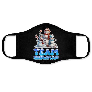 Discover Snow Fever Team Snowman Snowmen Snow Face Masks
