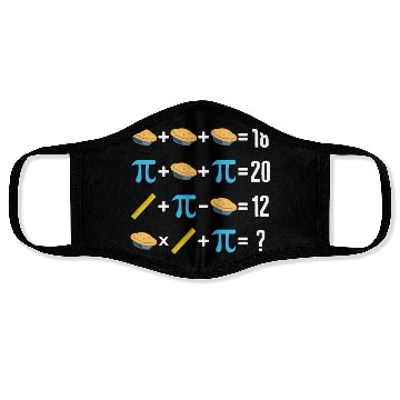 Discover Math Face Masks, Math Order Of Operation Pi Day Pie