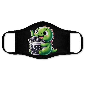 Discover Boba Tea Dragon Kawaii Face Masks