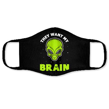 Discover Alien, Aliens, UFO, UAP, Space Unknown Flight Face Masks
