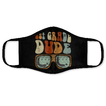 Discover Kindergarten Teacher Funny Student 1st Graduation Face Masks