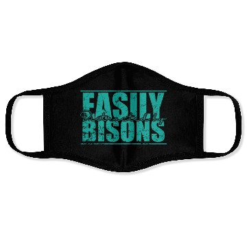 Discover Easily Distracted by Bisons Animal Face Masks