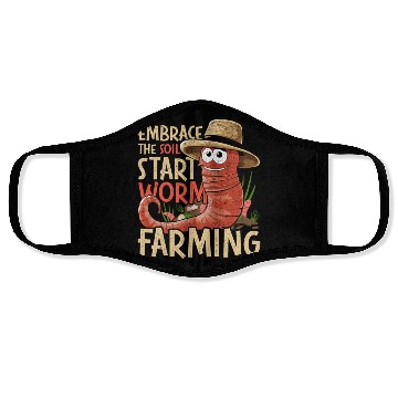 Discover Worm Farming Vermiculture Face Masks