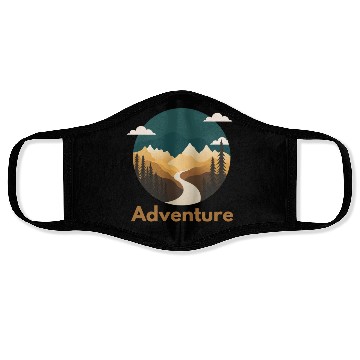 Discover ADVENTURE - HIKING Face Masks