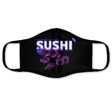 Discover sushi chef, sushi lover Face Masks