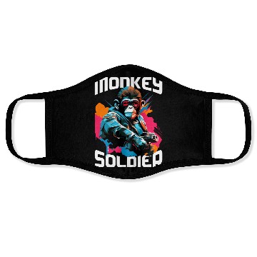 Discover Monkey Soldier Face Masks