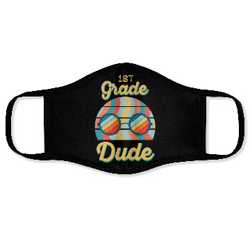 Discover Kindergarten Teacher Funny Student 1st Graduation Face Masks