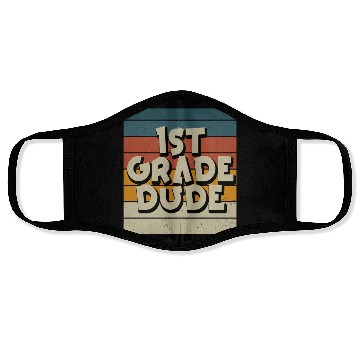 Discover Kindergarten Teacher Funny Student 1st Graduation Face Masks