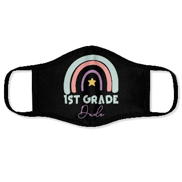 Discover Kindergarten Teacher Funny Student 1st Graduation Face Masks