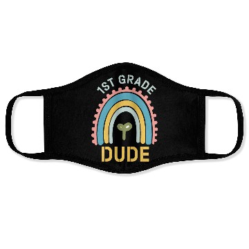 Discover Kindergarten Teacher Funny Student 1st Graduation Face Masks