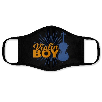 Discover Violin Boy Face Masks