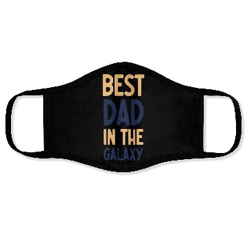 Discover Best dad in the galaxy Face Masks