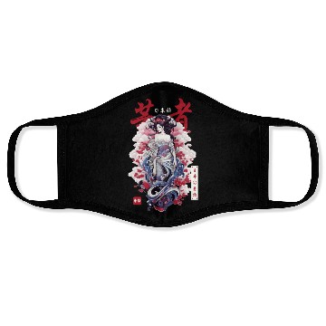 Discover Japanese Streetwear Geisha Japan Kimono Girl Haraj Face Masks