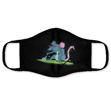 Discover Rat surfing Pet Rodent Face Masks