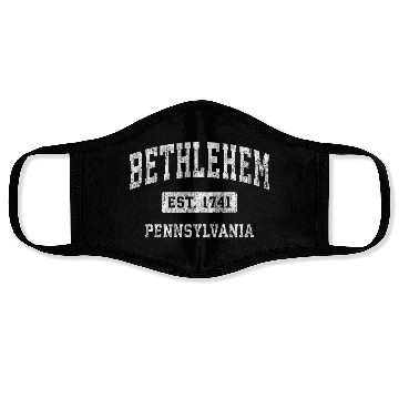 Discover Bethlehem Pennsylvania Pa Established Sports Face Masks