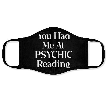 Discover You Had Me At Psychic Reading Celestial Card Face Masks