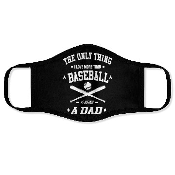 Discover Face Masks dad loves baseball passion gift dad idea