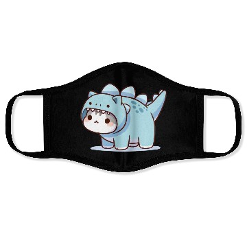 Discover Cat in Stegosaurus Costume Face Masks