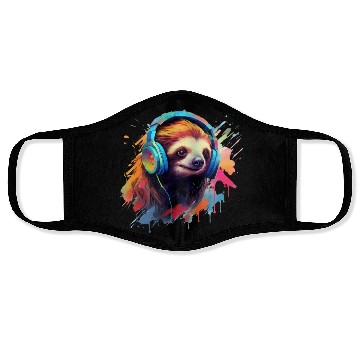Discover Sloth DJ Face Masks