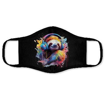 Discover Sloth DJ Face Masks