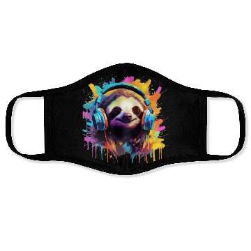 Discover Sloth DJ Face Masks