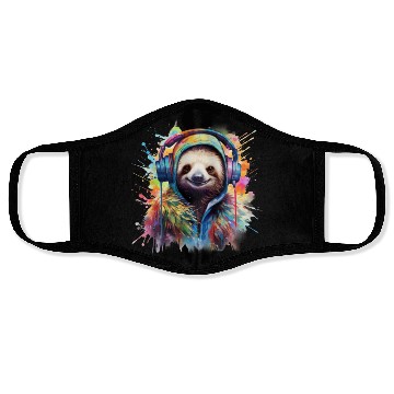 Discover Sloth DJ Face Masks