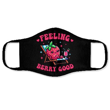 Discover Feeling Berry Good Funny strawberry Face Masks