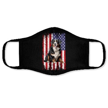 Discover bernese mountain dog Face Masks