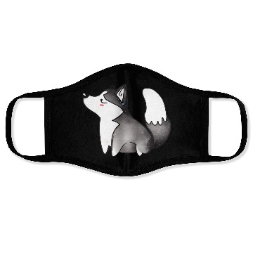 Discover Stubborn Husky Face Masks