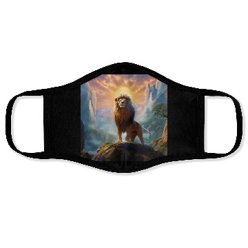 Discover Celestial Lion King Art Print 144 Starseed Face Masks