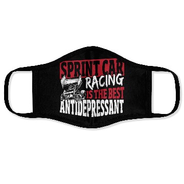 Discover Sprint Car Racing Is The Best Antidepressant Face Masks