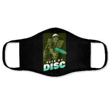 Discover Disc Golf Tournament Suck My Disc Boy Face Masks