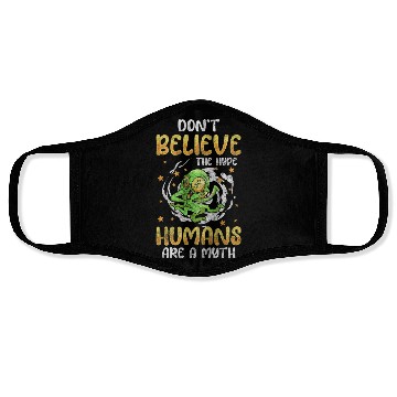 Discover Aliens Area 51 Earth Planet Face Masks