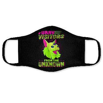 Discover Alien, Aliens, UFO, UAP, Space Unknown Flight Face Masks