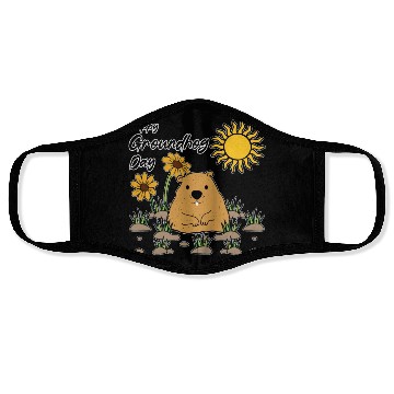 Discover Happy Groundhog Day Animal Spirit Rodent Face Masks